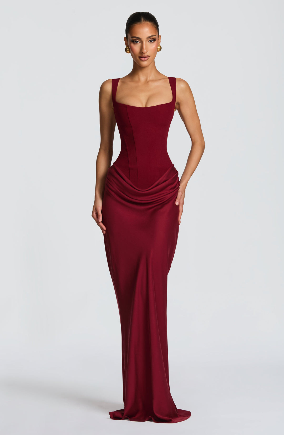 Damen Cornelia Ärmelloses Maxikleid