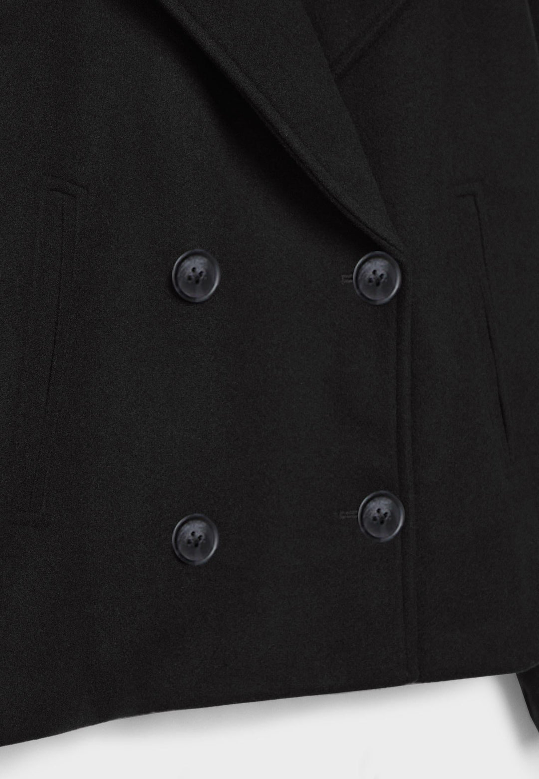 Schicke zweireihige kurze Jacke