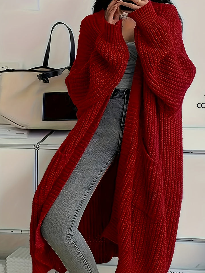 Gemütliche Strickcardigan mit Gürtel für Damen