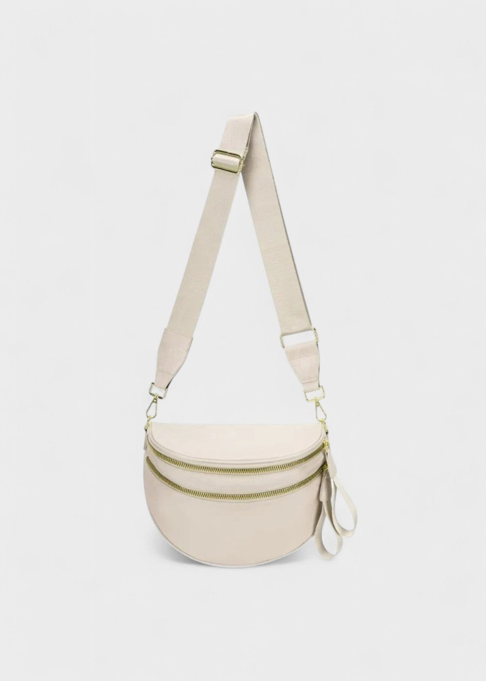 Elegante Gürteltasche aus echtem Leder für freihändige Mode