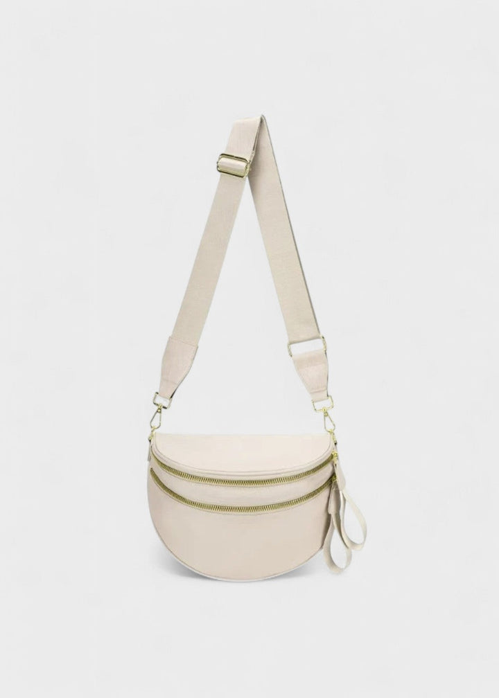 Elegante Leder-Bauchtasche für freihändigen Stil