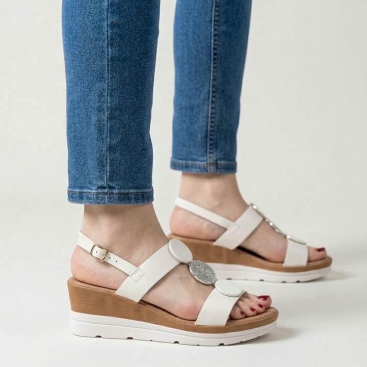 Modische Keilabsatz-Komfortsandalen für Damen