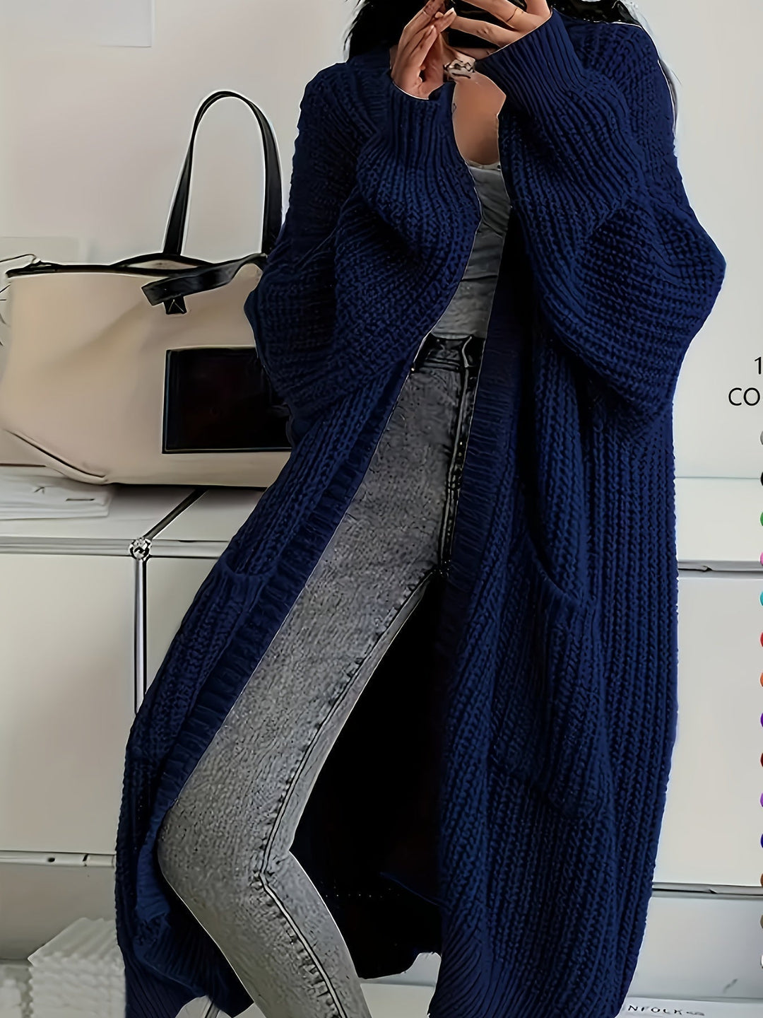 Gemütliche Strickcardigan mit Gürtel für Damen