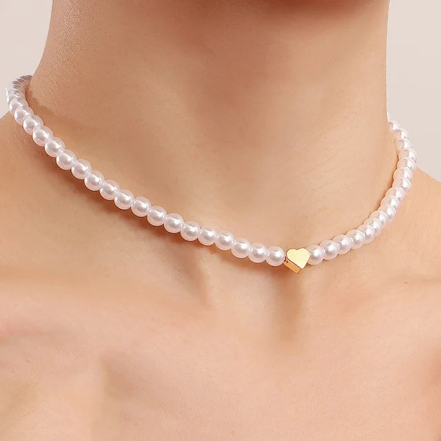 Ivy® | Eleganter Choker mit Großem Perlenkristall-Anhänger