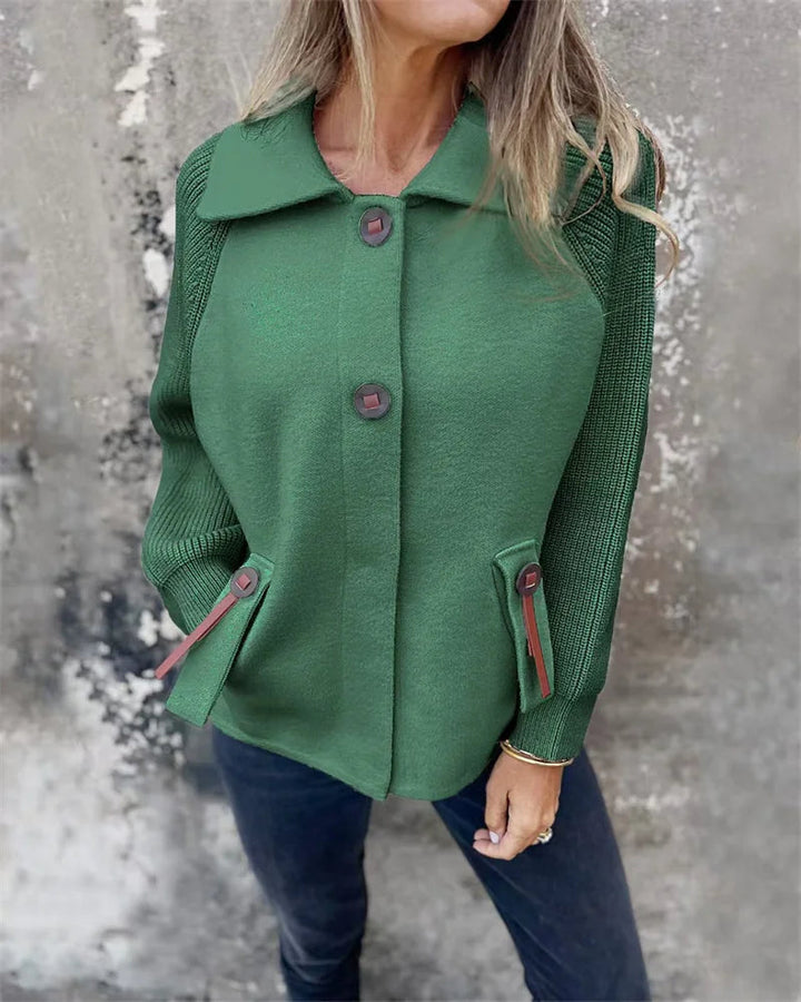 Gemütliche leichte Damenjacke für Herbst und Winter