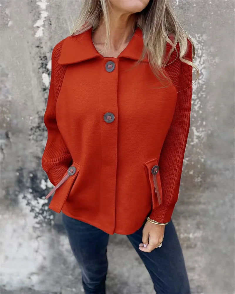 Gemütliche leichte Damenjacke für Herbst und Winter