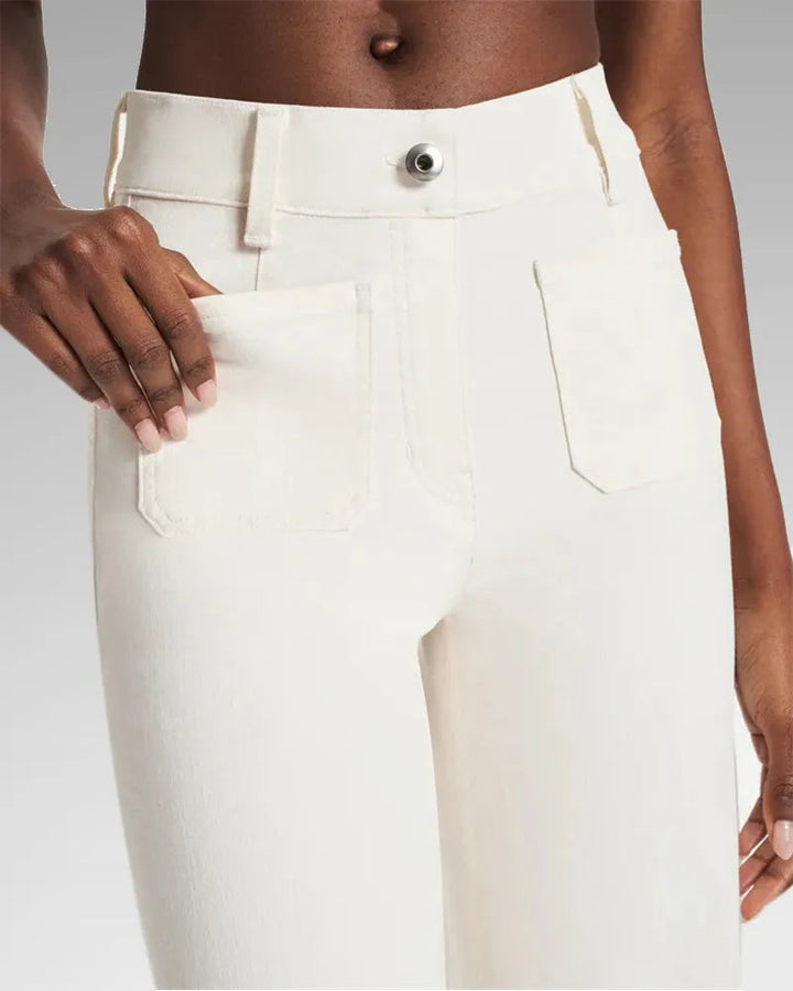 High-Waist Weite Jeans mit weitem Bein