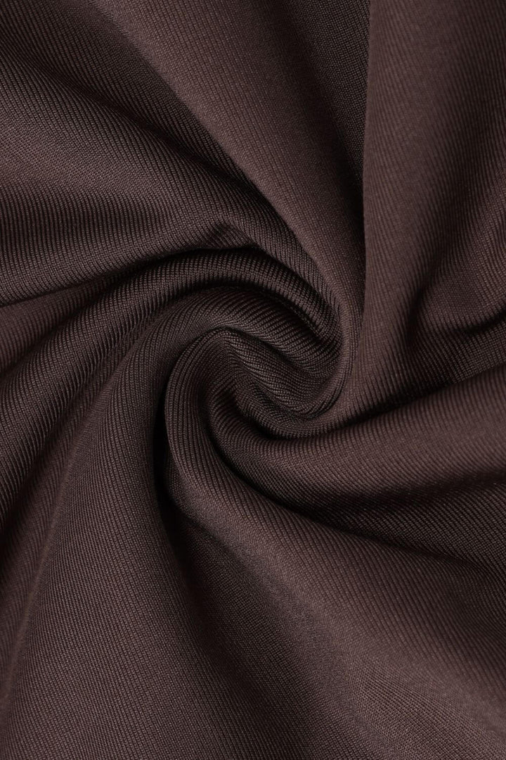 Asymmetrisches, drapiertes, einseitiges kurzes Kleid