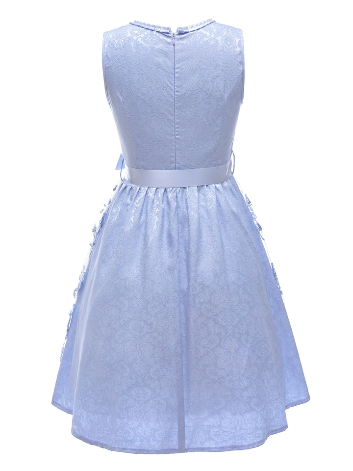 Damen Traditionelles Dirndl Leicht Blau Bayern