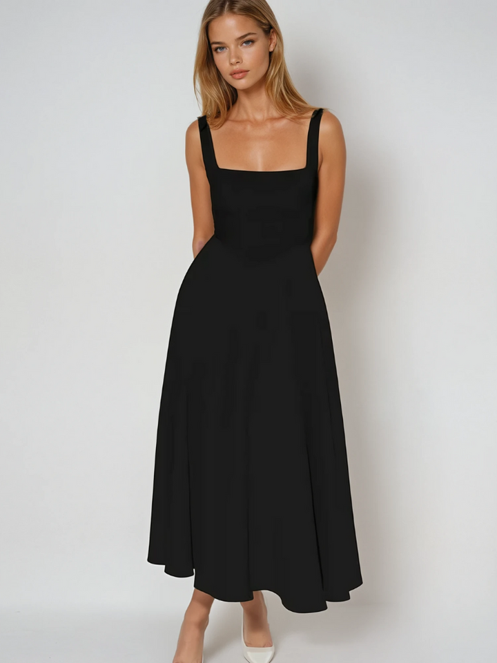 Klassisches Midi-Kleid für Damen