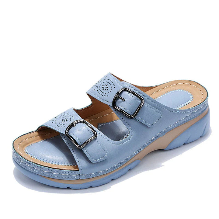 Jasmin® | Orthopädische Hausschuhe mit verstellbarem Schnallendetail