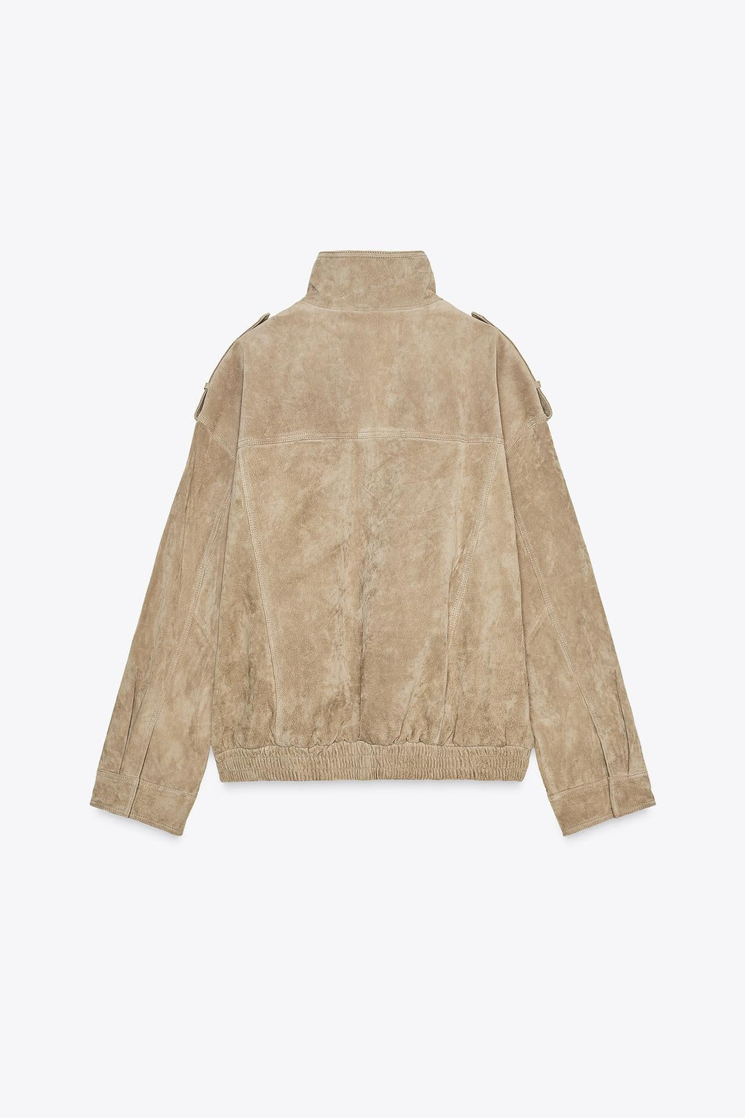 Klassische vintageinspirierte Wildlederjacke