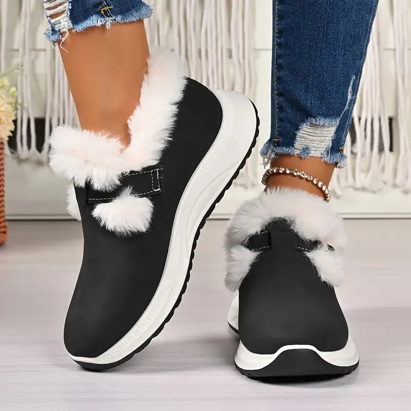 Gemütliche wasserdichte Winter-Schneestiefel für Damen