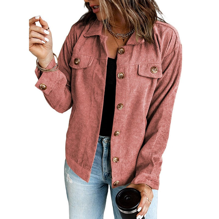 Damen Overshirt Mit Reverskragen Und Asymmetrischem Saum
