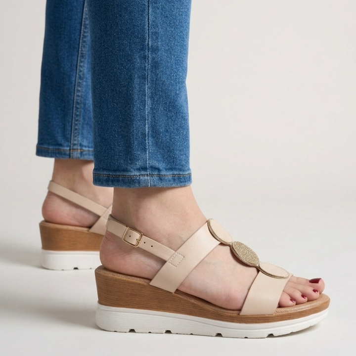 Modische Keilabsatz-Komfortsandalen für Damen