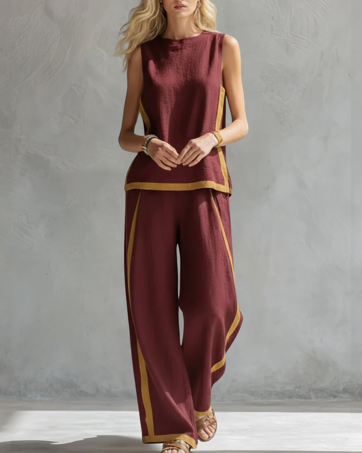 Schickes zweiteiliges Outfit-Set für Damen
