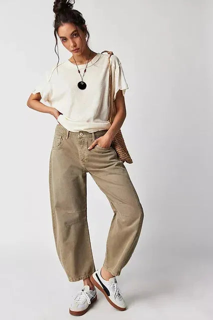 Weite lässige Winterjeans für Damen