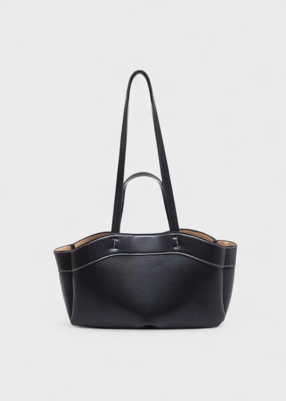 Klassische Ledertasche Tote