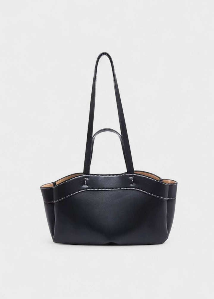 Klassische Ledertasche Tote