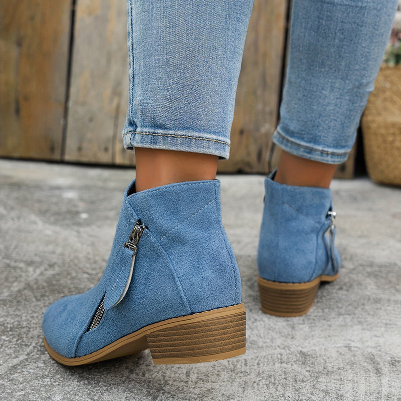 Schicke Leder-Stiefeletten für den Alltagstil