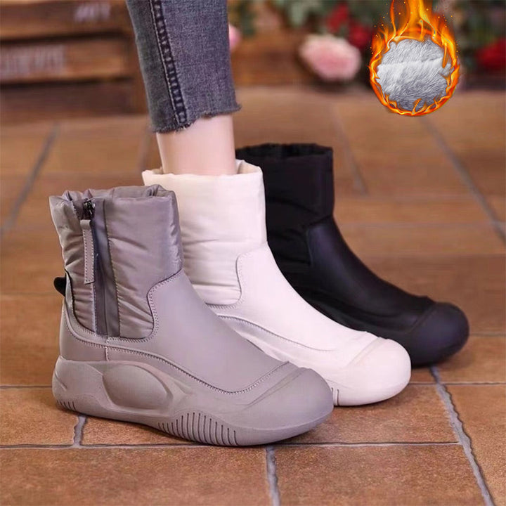 Gemütliche rutschfeste Damen Winterstiefel