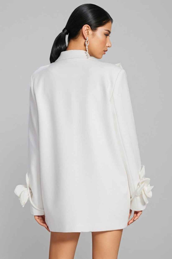 Blumiger Reversmaßgeschneiderter Blazer