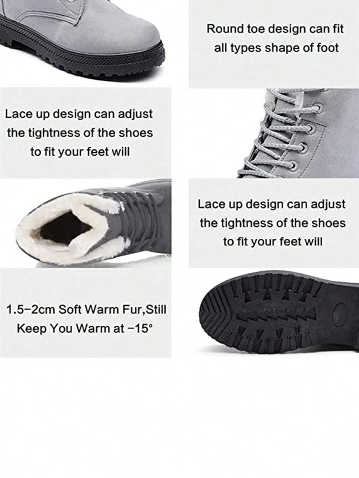 Leichte warme Damen-Winterstiefel