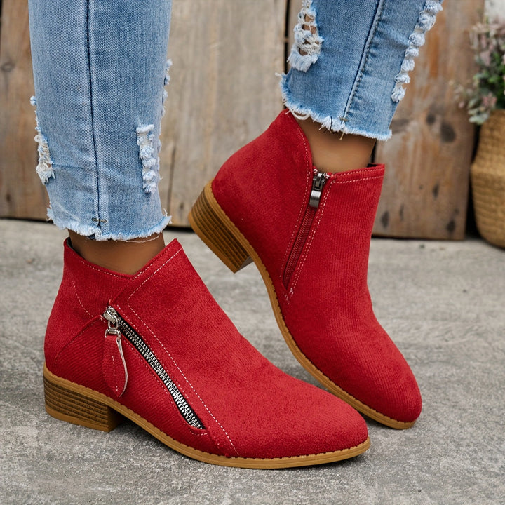 Schicke Leder-Stiefeletten für den Alltagstil