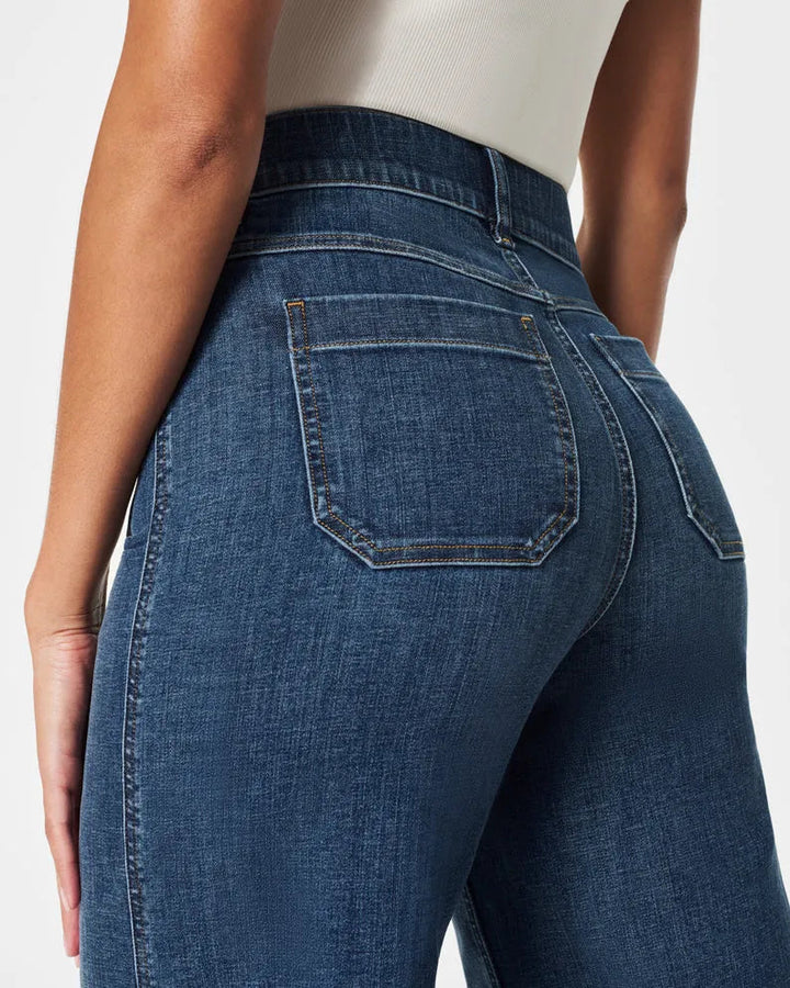 High-Waist Weite Jeans mit weitem Bein