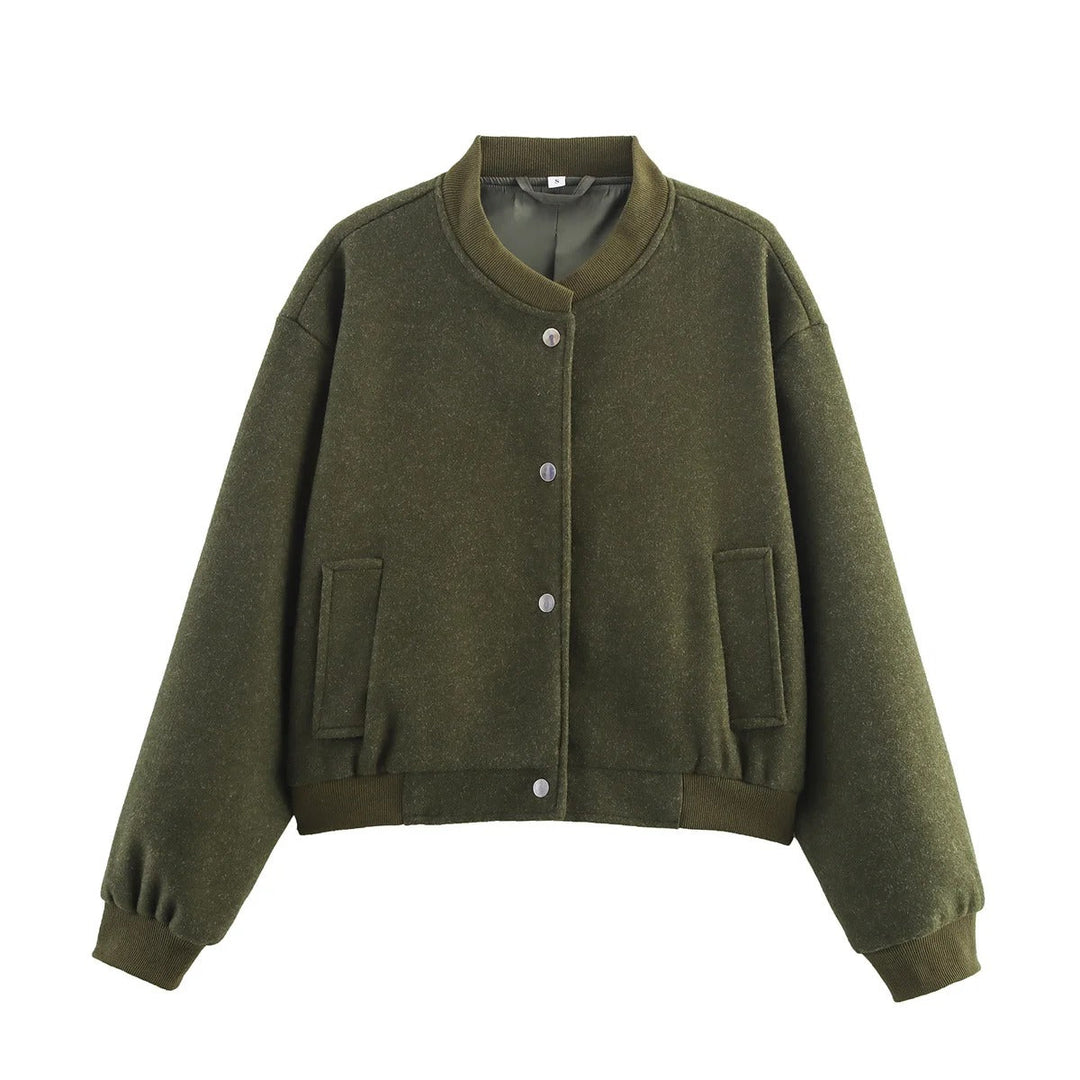 Damen Herbst Street Flight Jacke