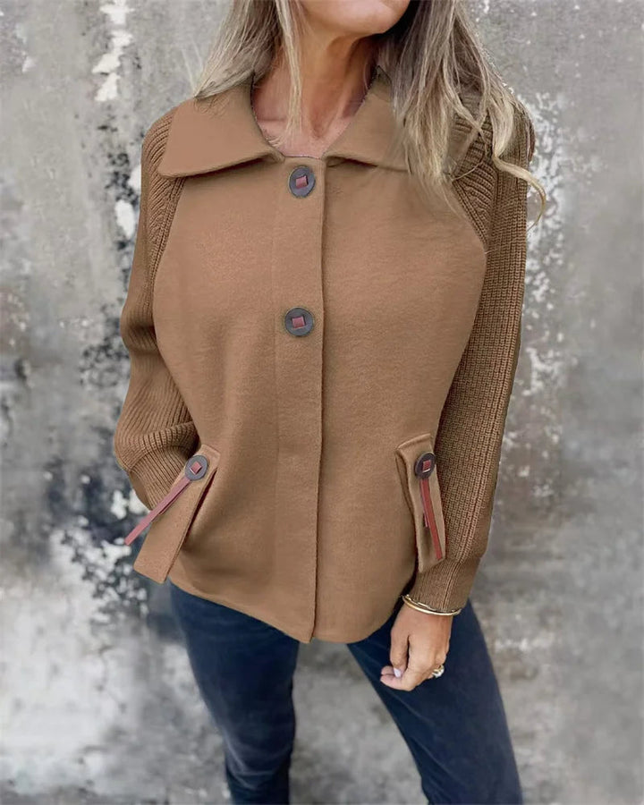 Gemütliche leichte Damenjacke für Herbst und Winter
