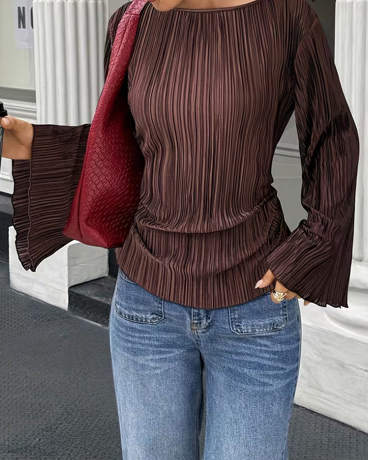Damenbluse aus Baumwollmix als vielseitiges Outfit für Alltag und Büro