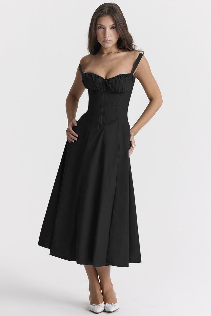 Florales Bustier-Bauchformer Bodycon-Kleid