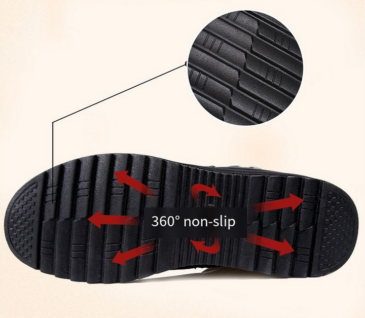 Echte Leder-Orthopädieschuhe für komfortable Unterstützung