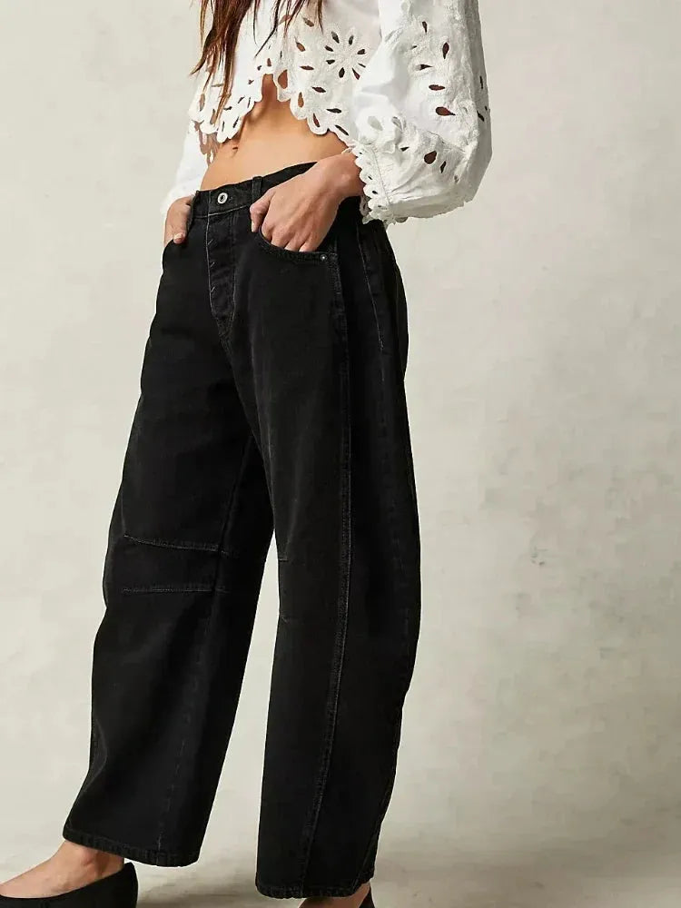 Weite lässige Winterjeans für Damen