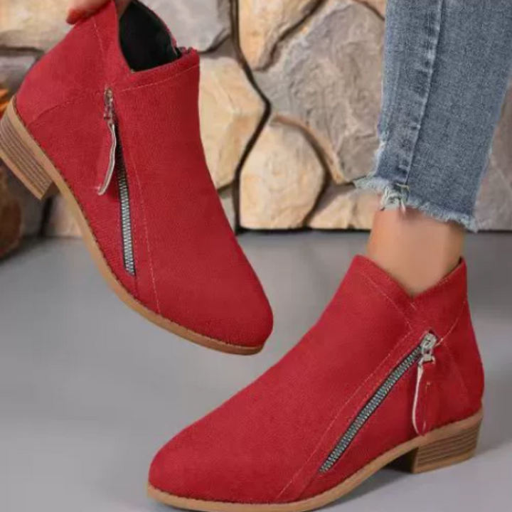 Schicke Leder-Stiefeletten für den Alltagstil