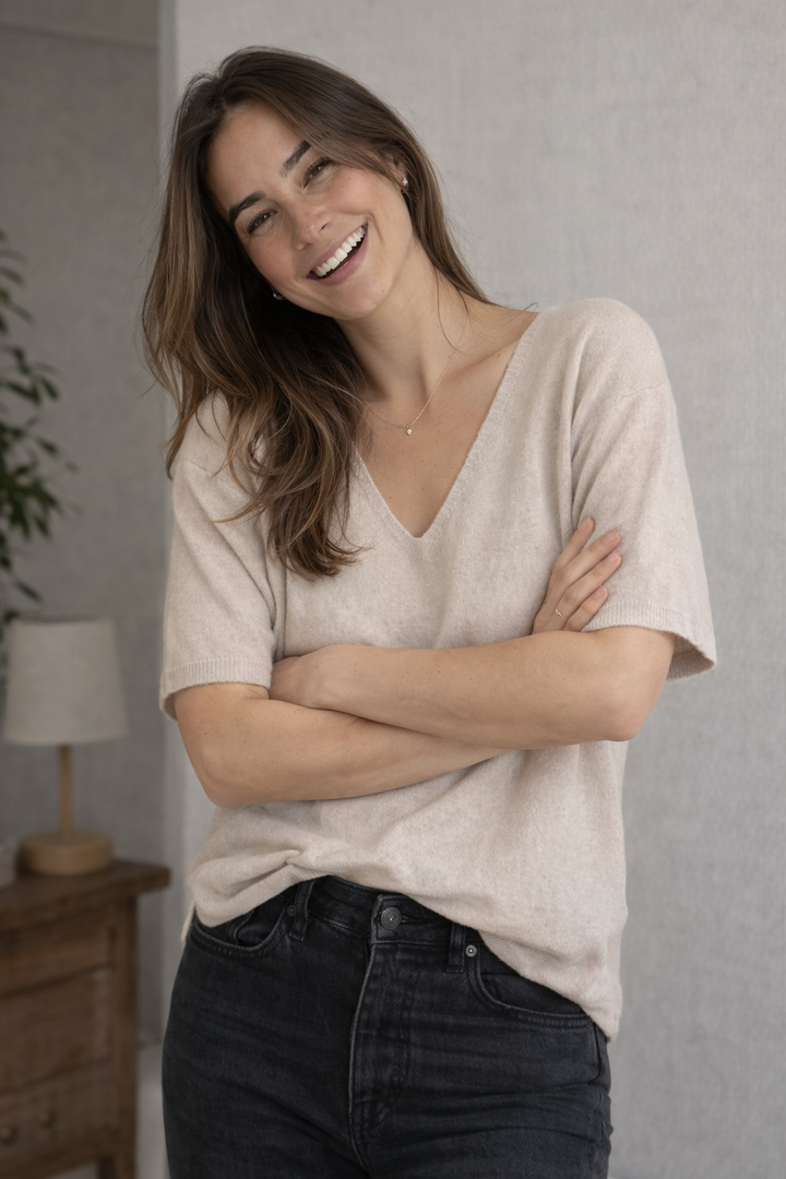 Damen Klassisches Langarmshirt