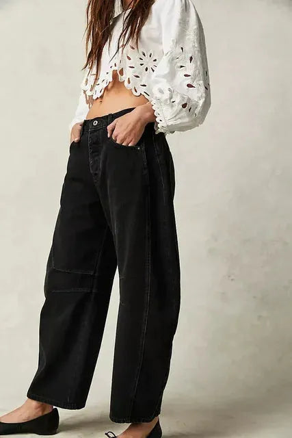 Weite lässige Winterjeans für Damen