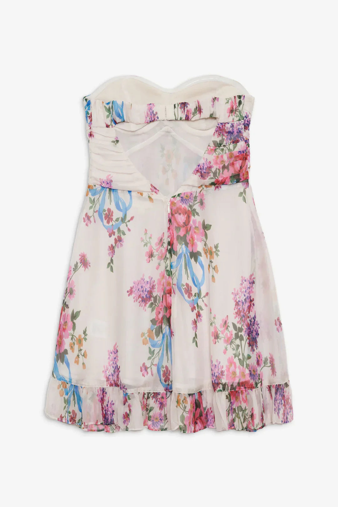 Fließendes florales Boho-Maxikleid
