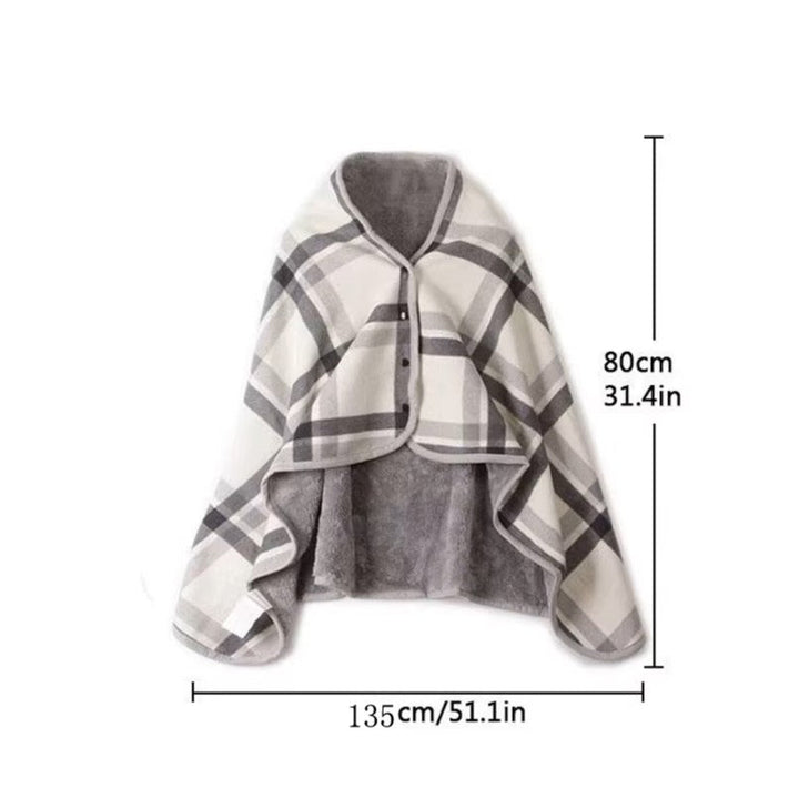 Tragbare Fleece-Reisedecke Schal