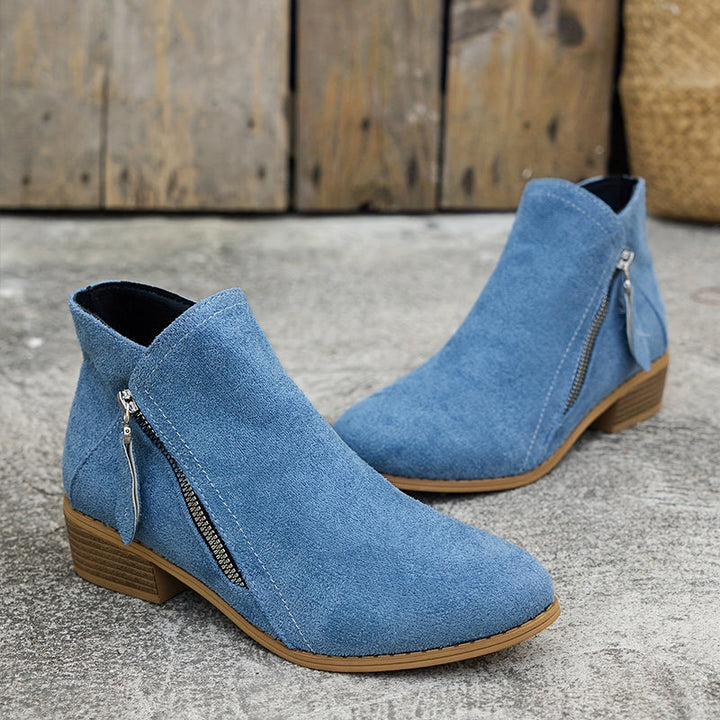 Schicke Leder-Stiefeletten für den Alltagstil