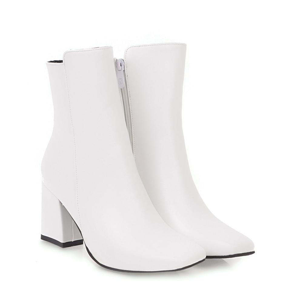 Damen Stiefeletten Mit Hohem Absatz Für Herbst