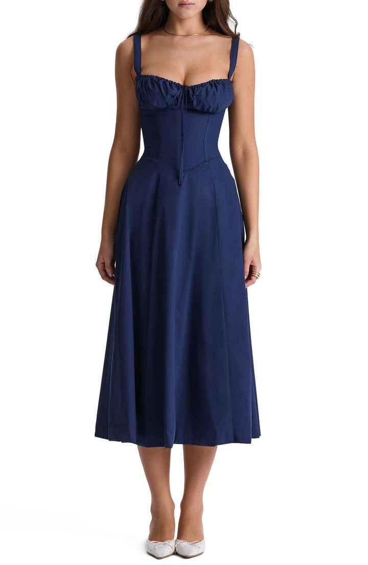 Florales Bustier-Bauchformer Bodycon-Kleid