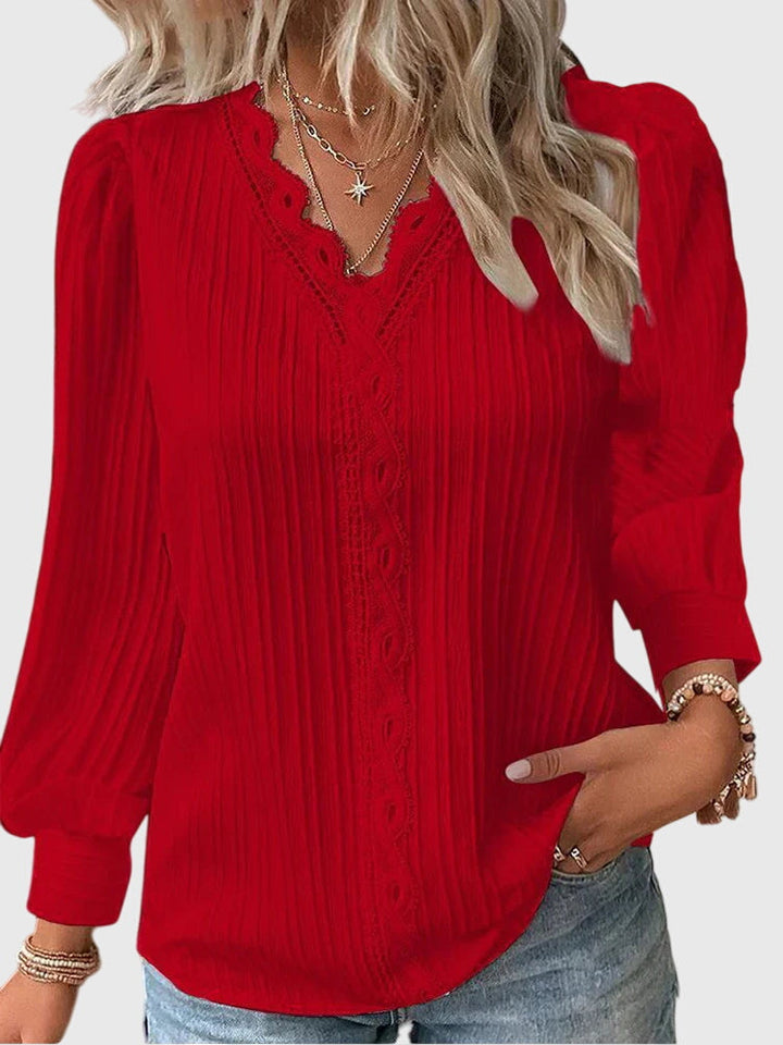 Elegante Damenpullover-Bluse