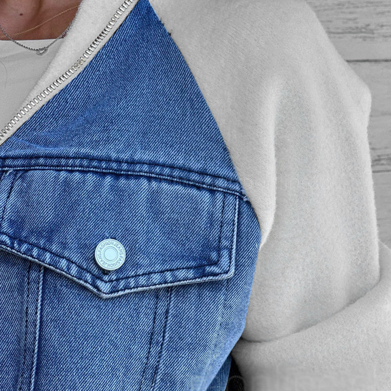 Klassische Freizeit-Damen-Jeansjacke