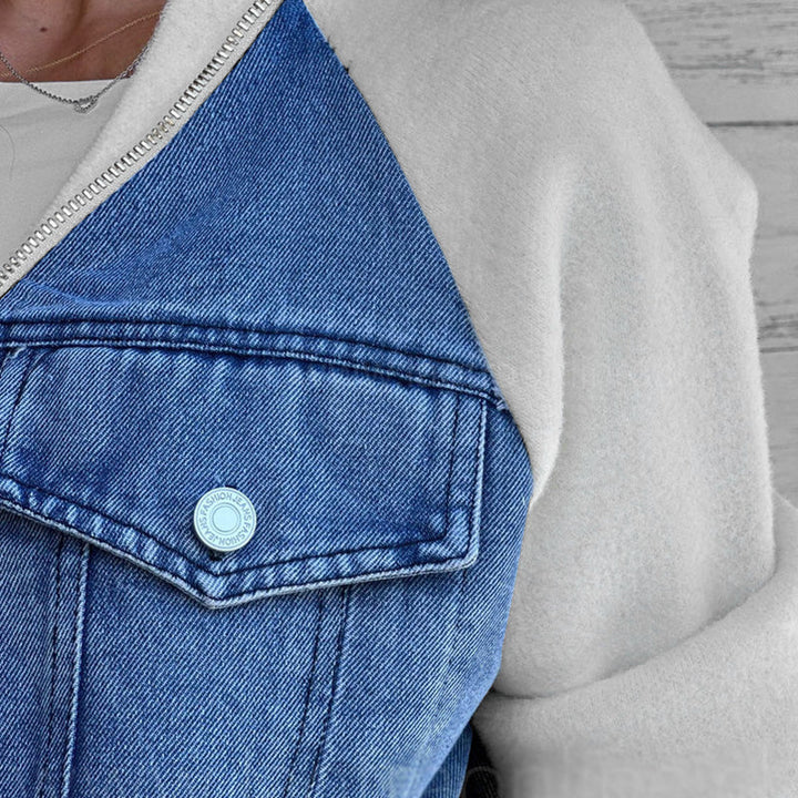 Klassische Freizeit-Damen-Jeansjacke