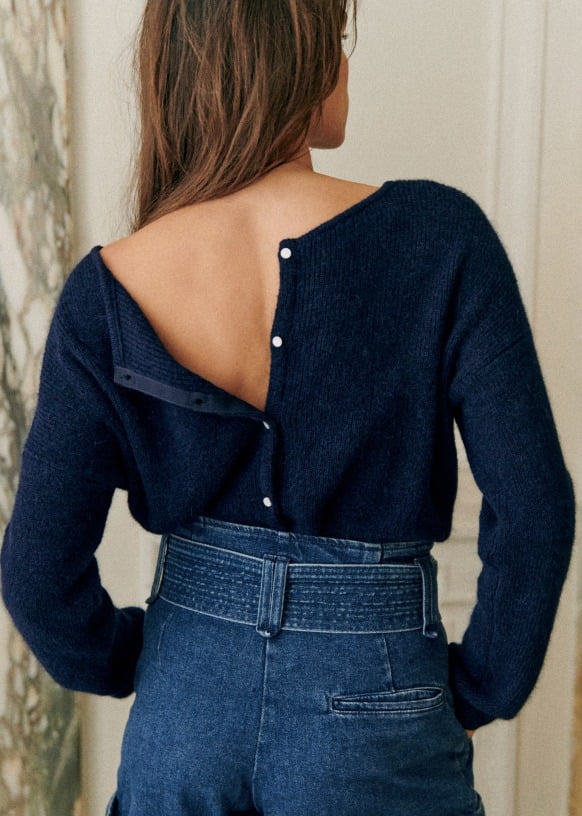 Gemütlicher Grobstrick-Cardigan-Pullover