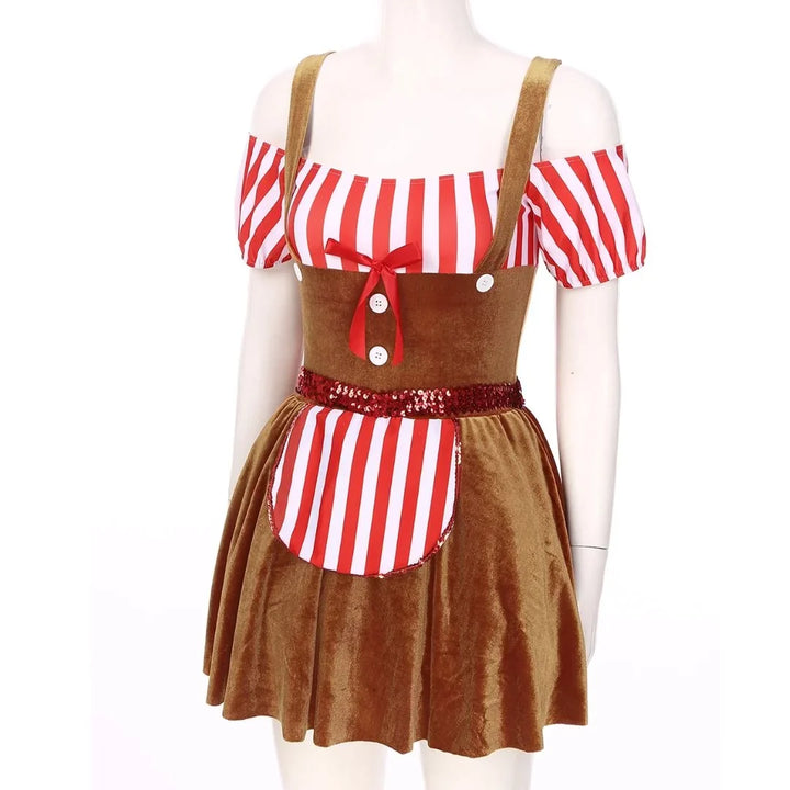 Damenkleid im bayerischen Trachtenstil für das Oktoberfest