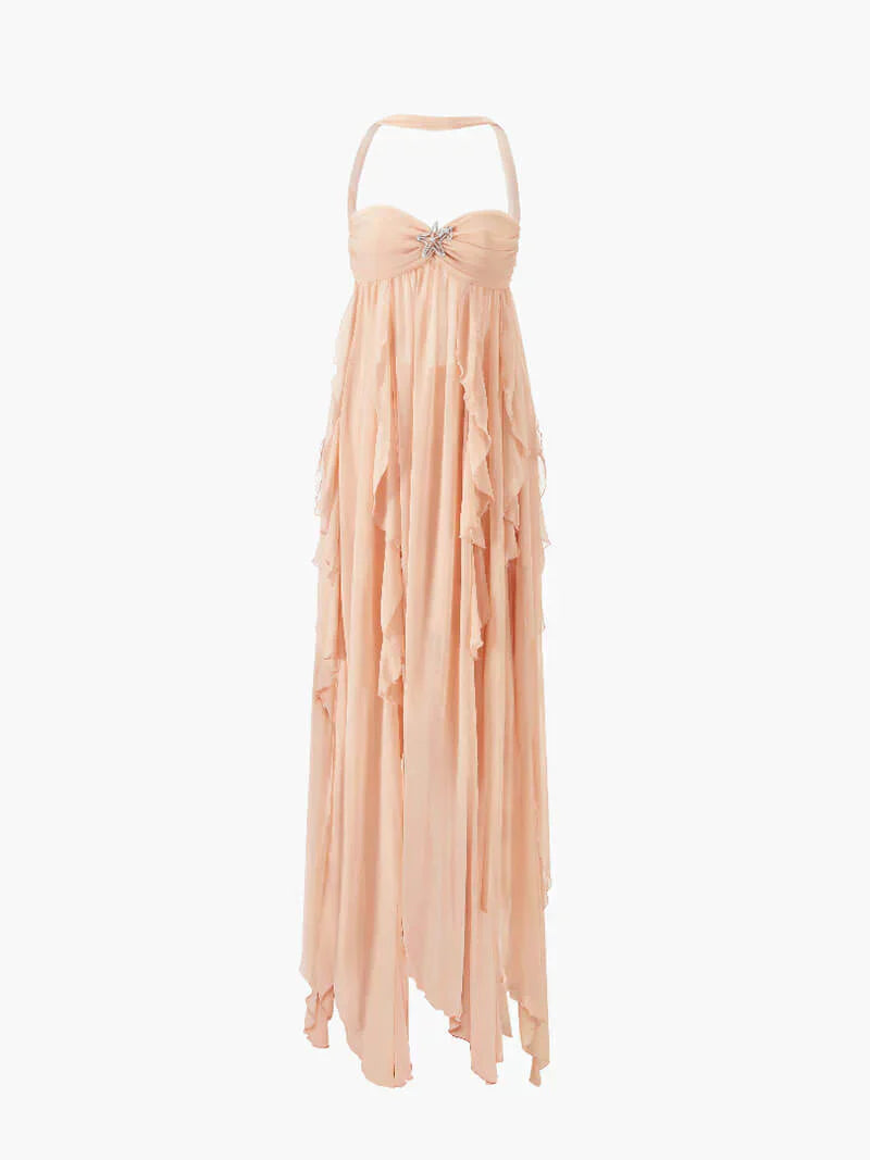 Elegantes fließendes Maxikleid für besondere Anlässe