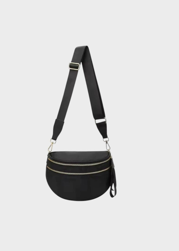 Elegante Gürteltasche aus echtem Leder für freihändige Mode